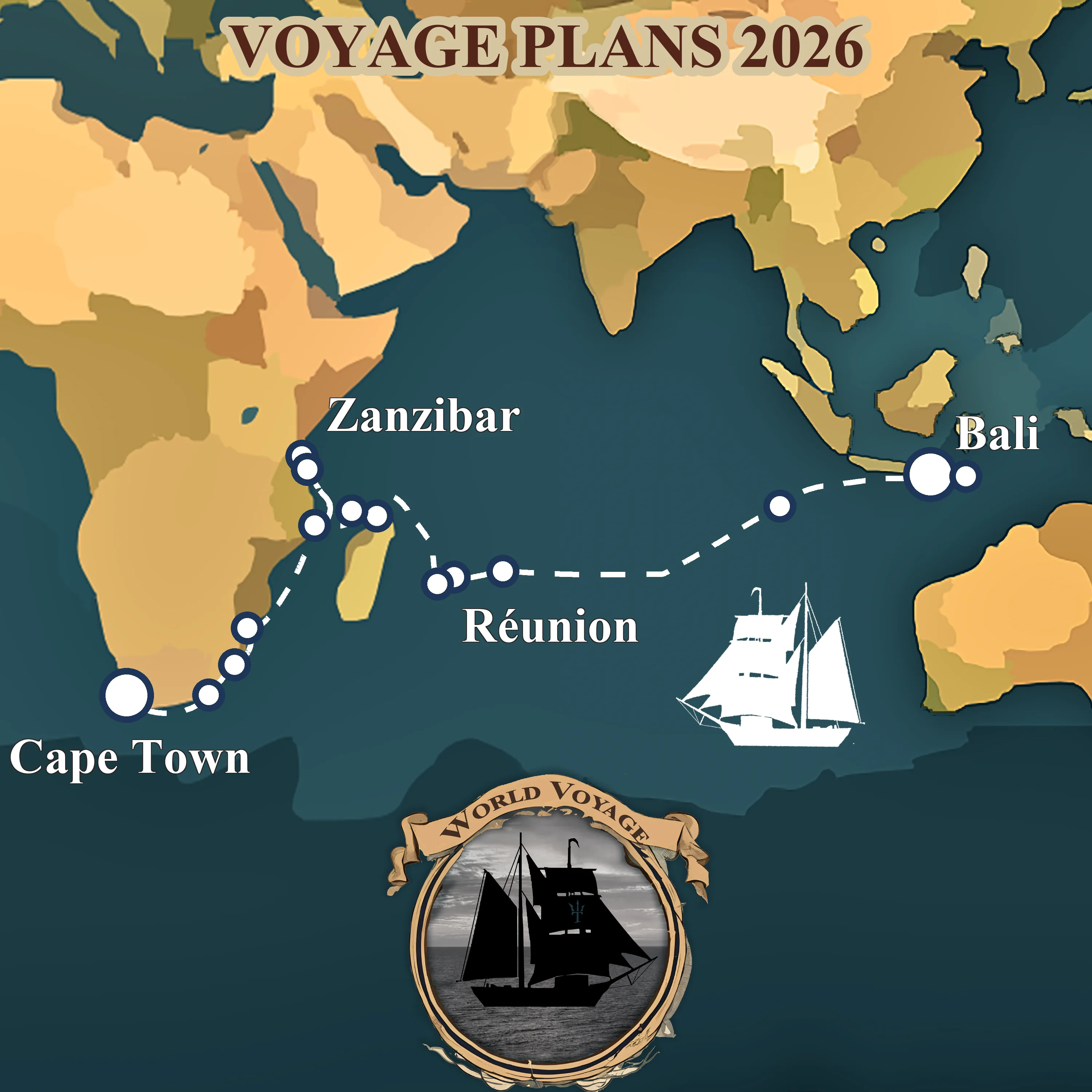 The Milk Run explained, the classic westabout tropical circumnavigation