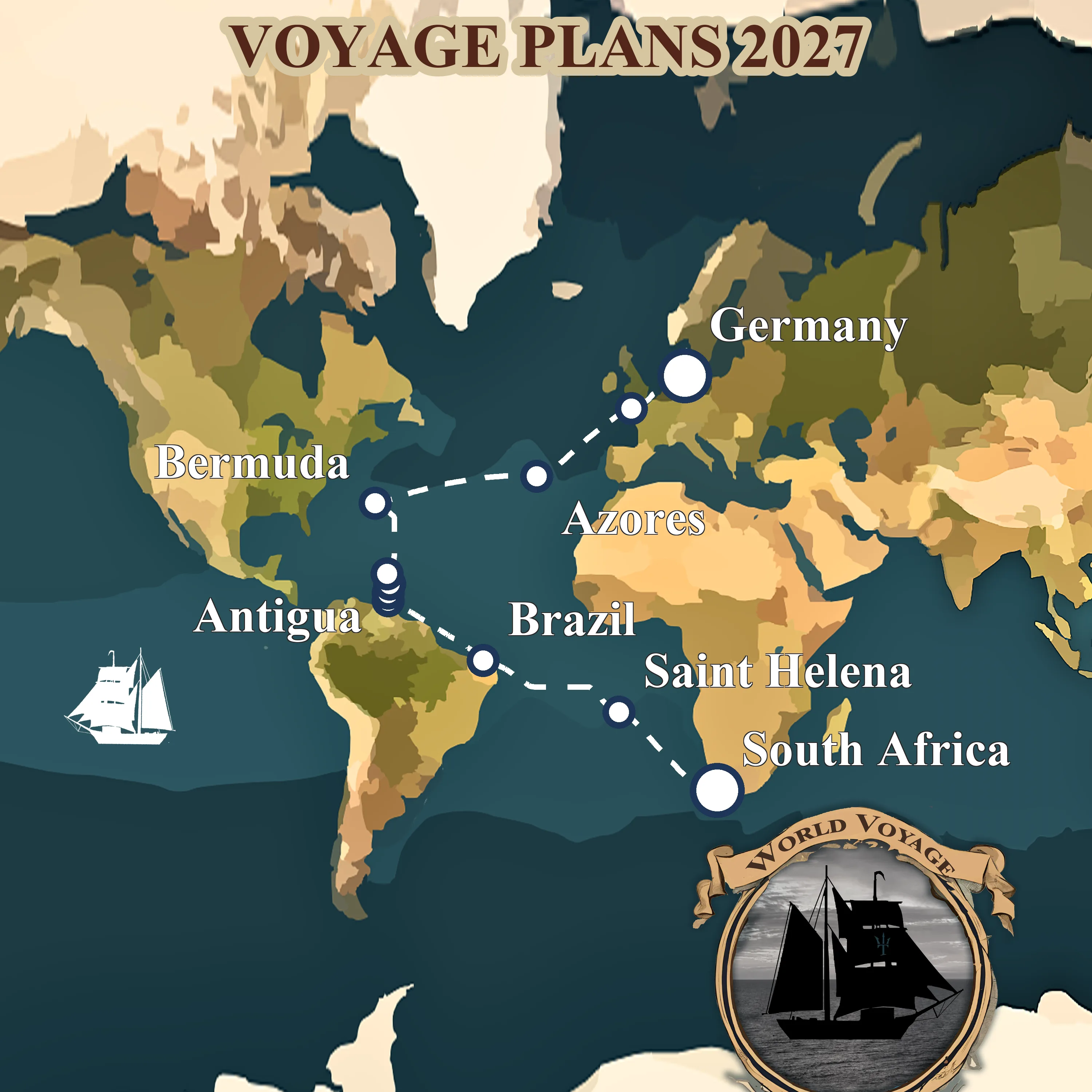 Trade Winds, the ITCZ, and the Classic Sailing Routes