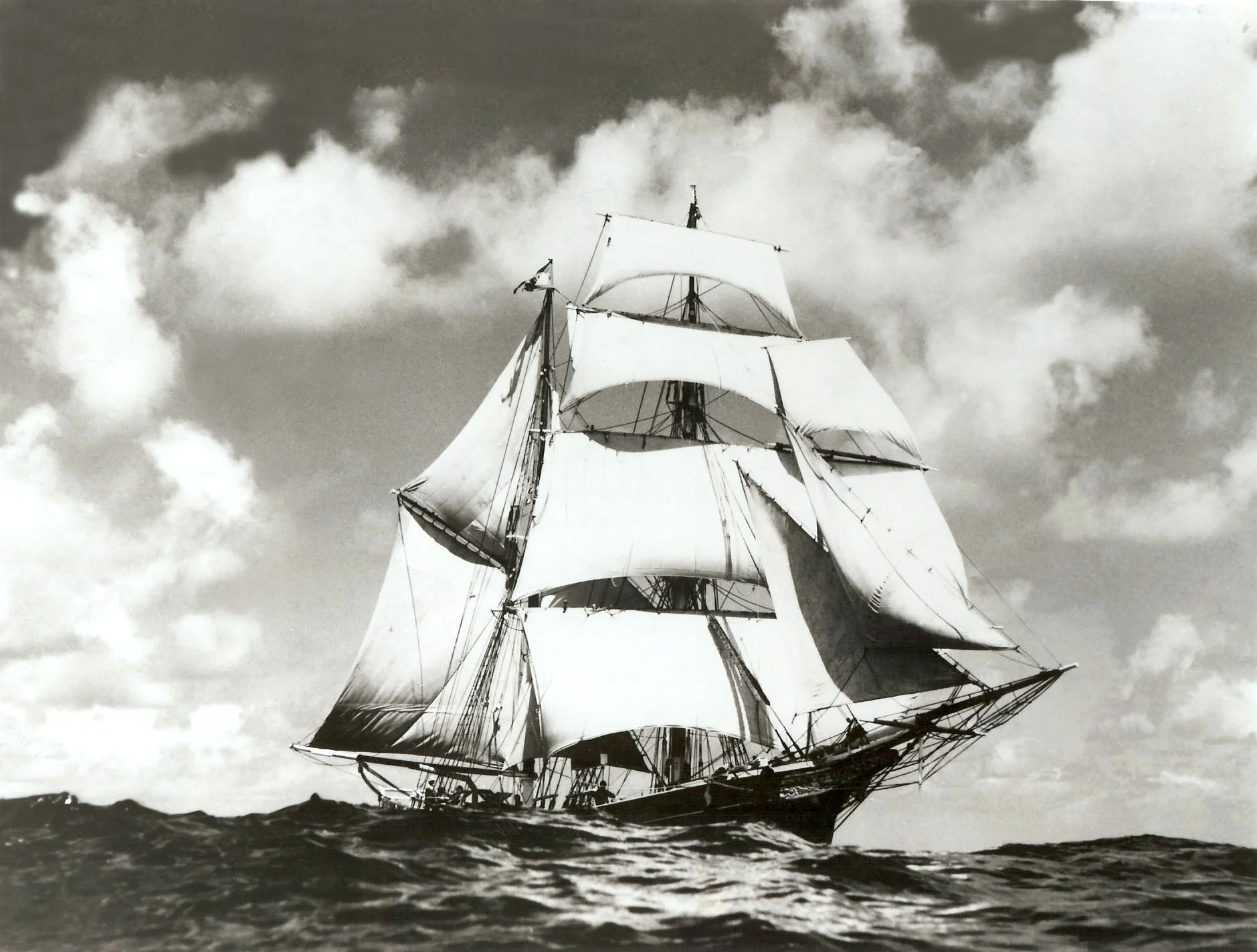 Arthur Kimberly and the brigantine Romance, the captain who trained a lineage