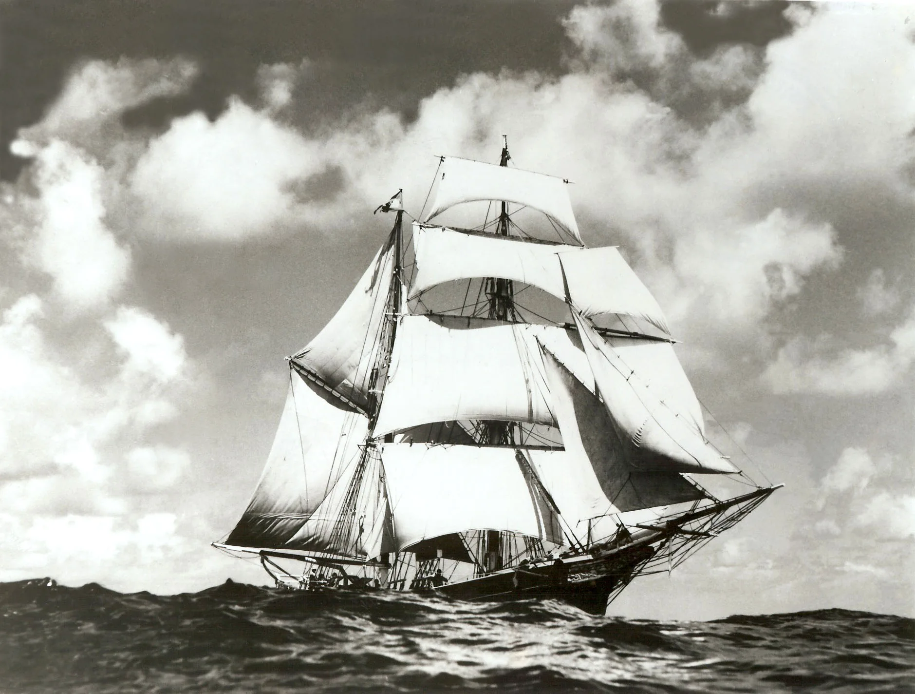 Arthur Kimberly and the brigantine Romance, the captain who trained a lineage