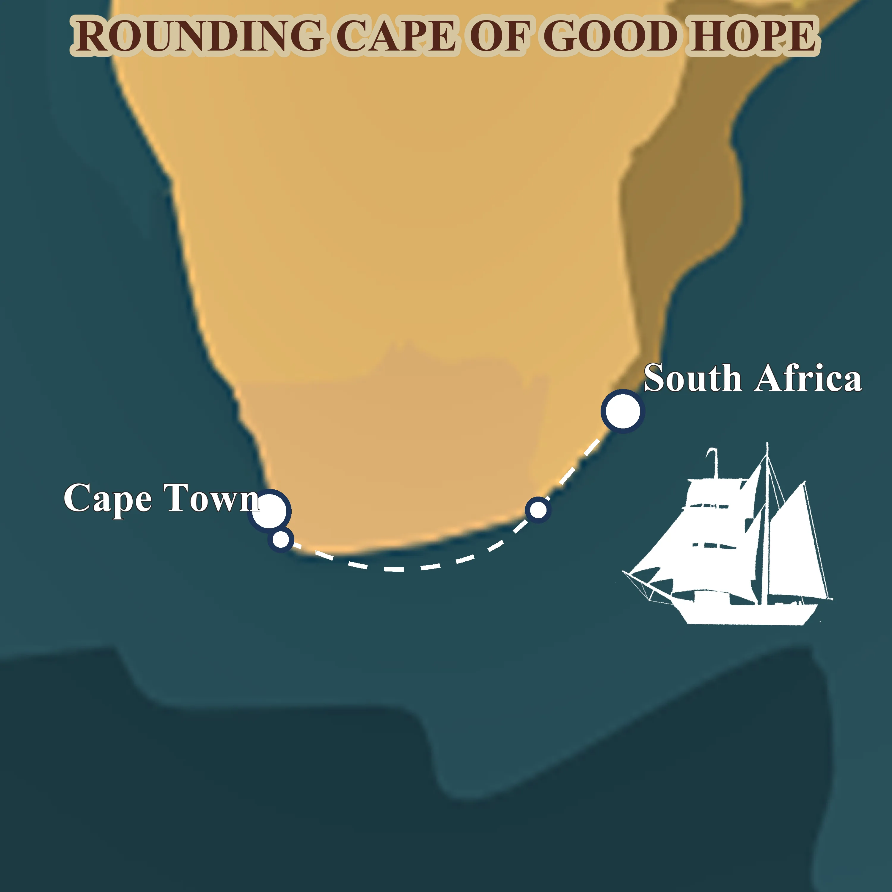 Leg 4: from Durban around the Cape of Good Hope