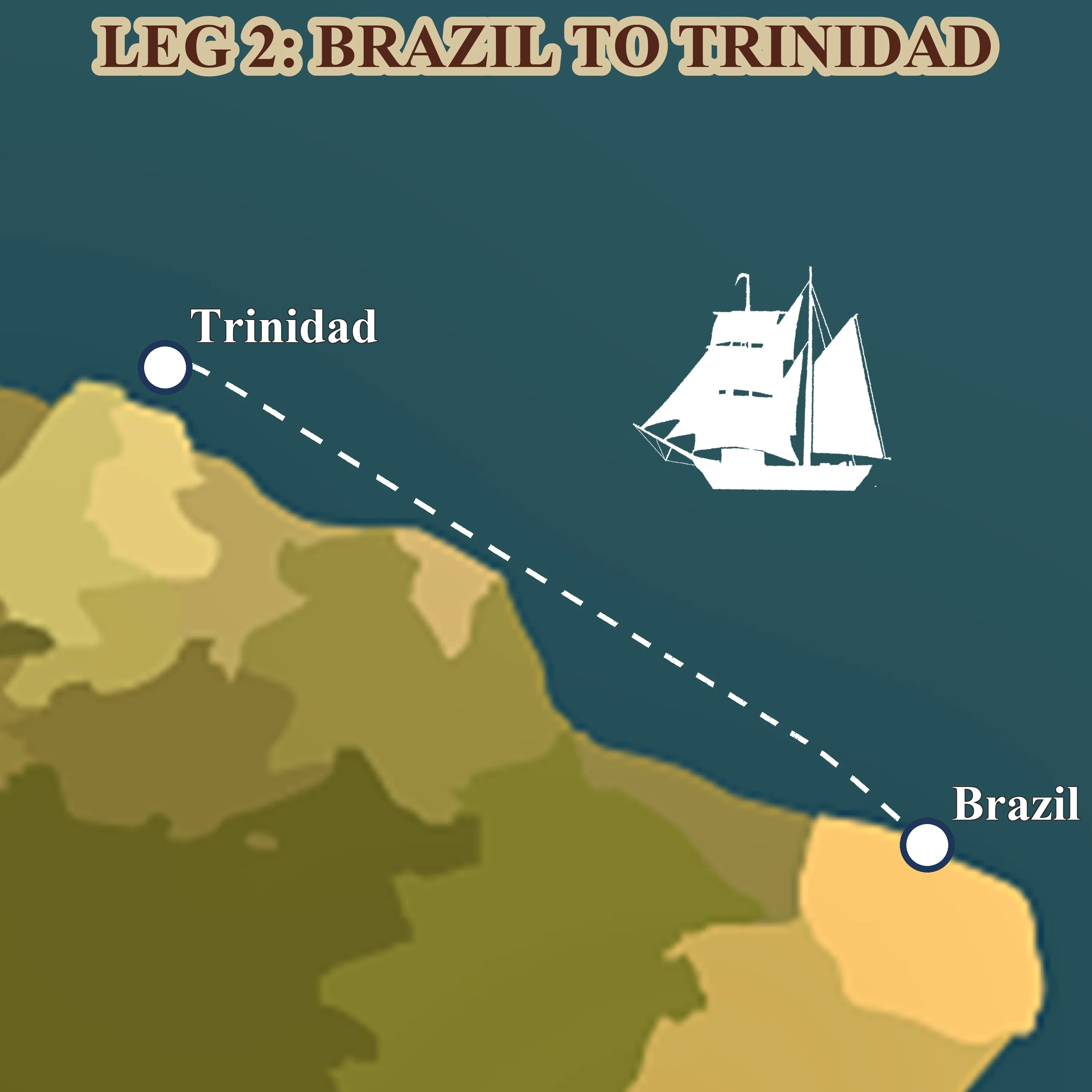Leg 6: from Fortaleza to Trinidad along South America