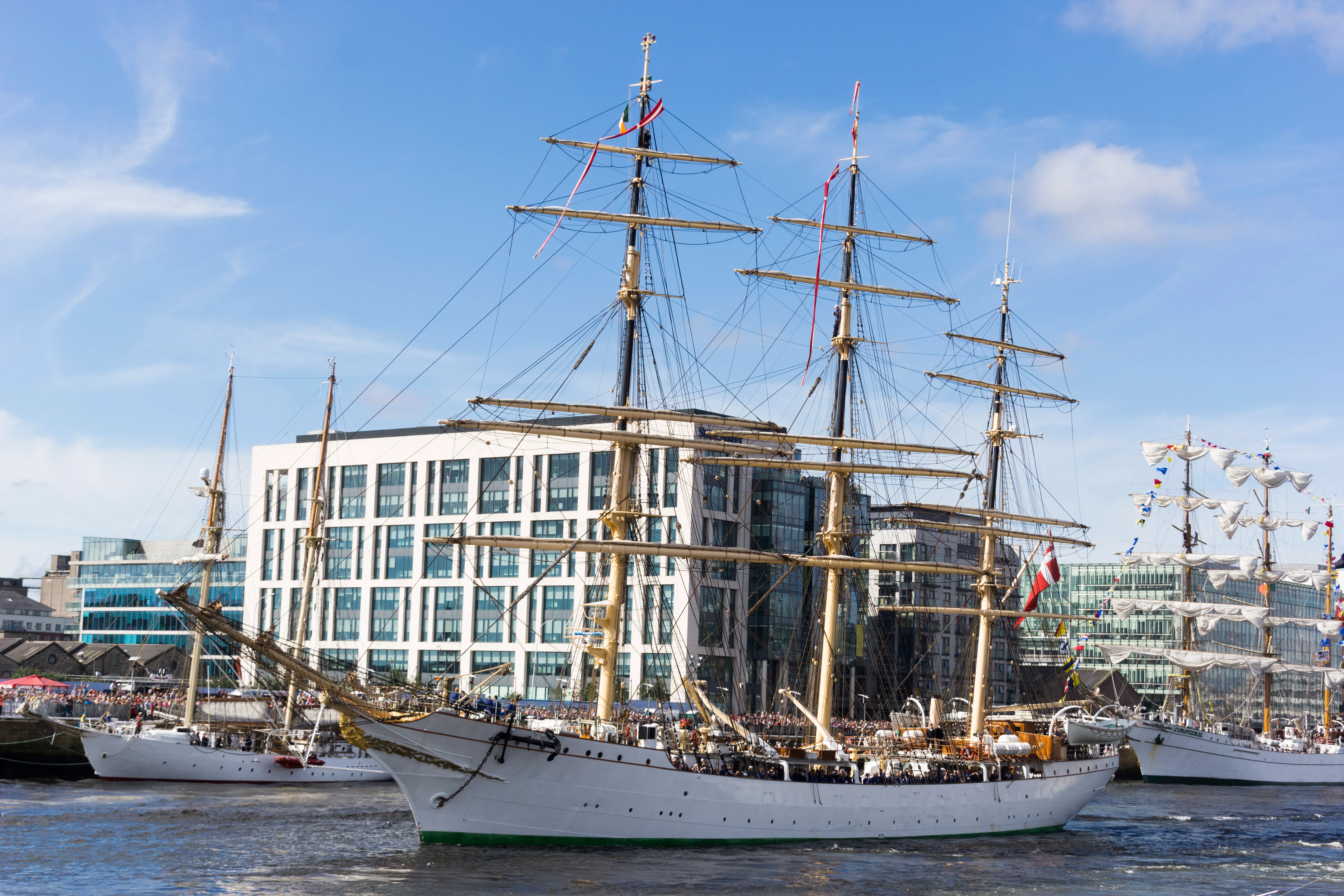 Skoleskibet Danmark at Tall Ships Races 2012.