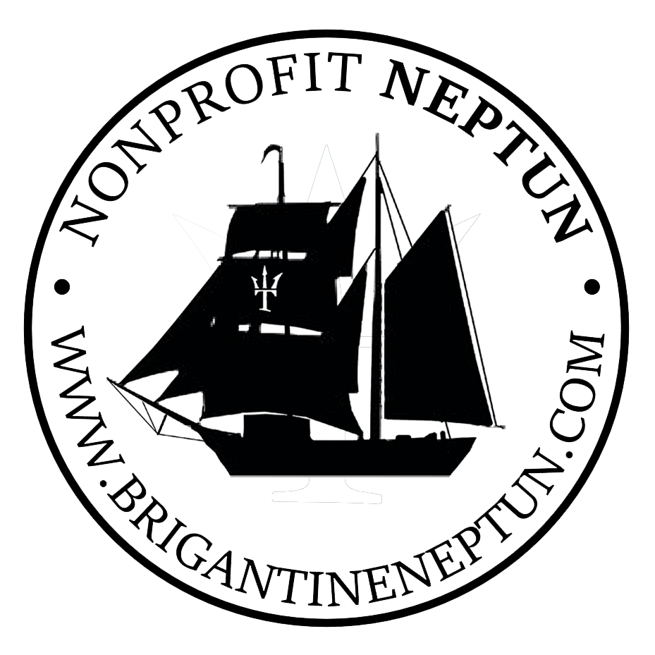 NEPTUN Logo Black Transparrent with ship