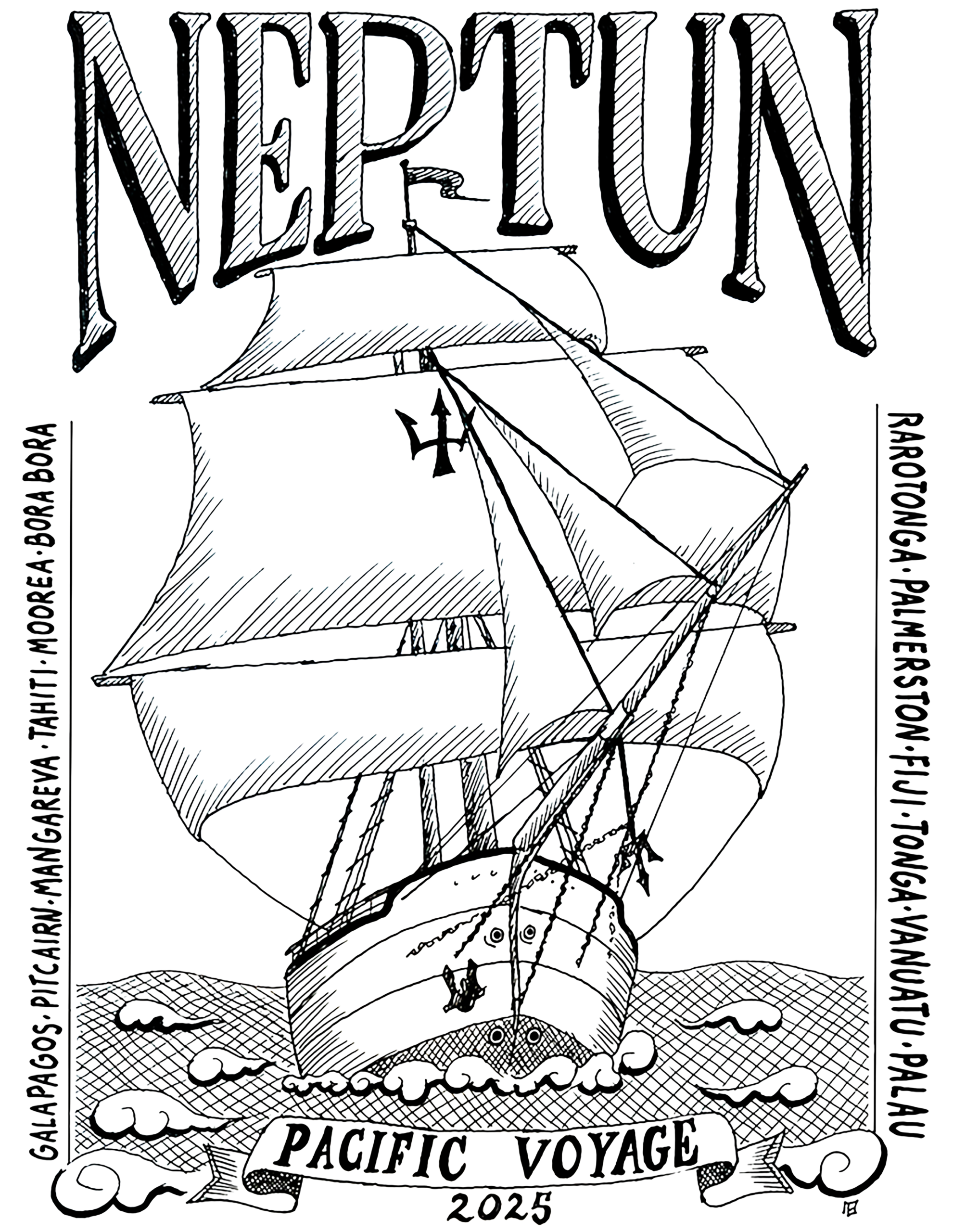 Print 2 – Black on white Bg